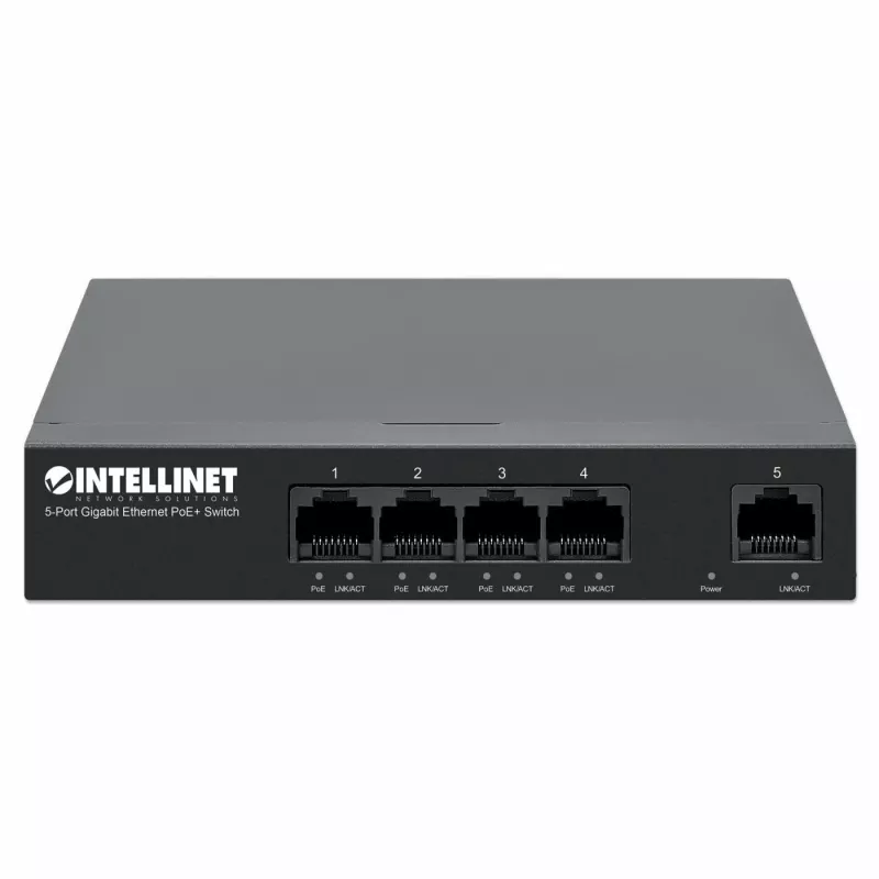 Intellinet 561792 network switch Gigabit Ethernet (10/100/1000) Power over Ethernet (PoE) Black
