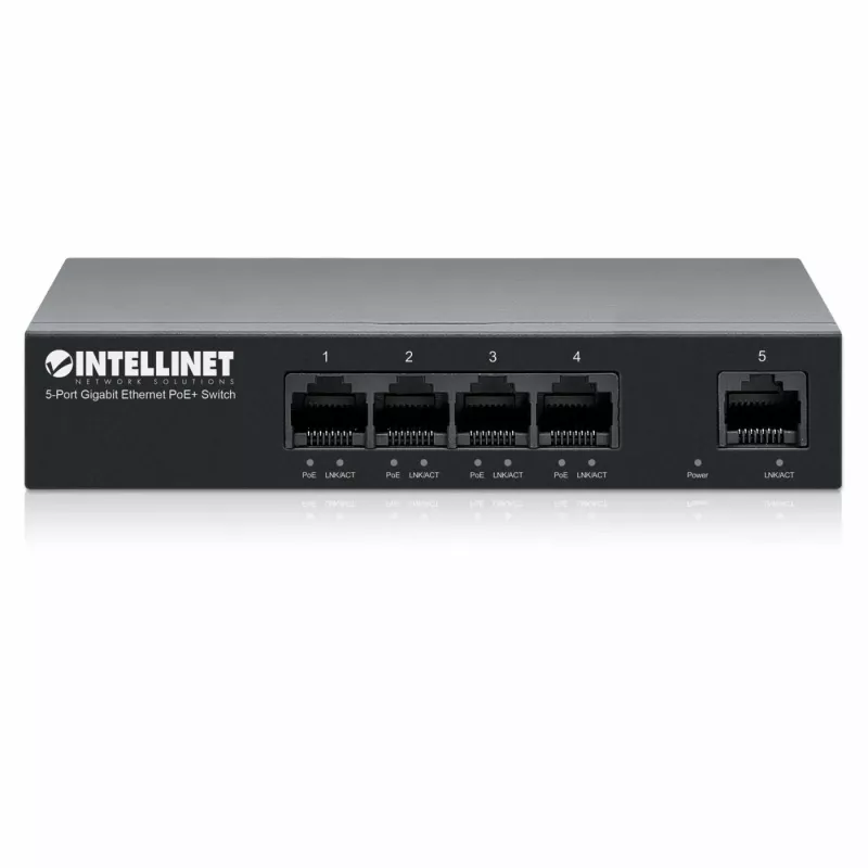 Intellinet 561792 network switch Gigabit Ethernet (10/100/1000) Power over Ethernet (PoE) Black