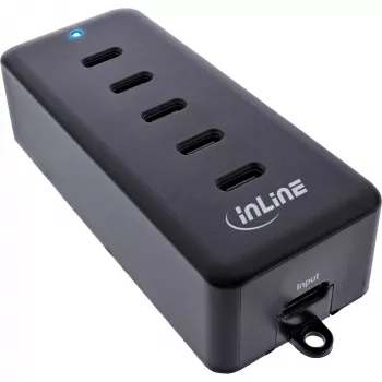 InLine USB-C extension 5-port 100W indoor charger universal compatibility