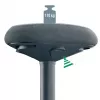 Office chair Leitz 65450089 Padded seat Grey Plastic frame