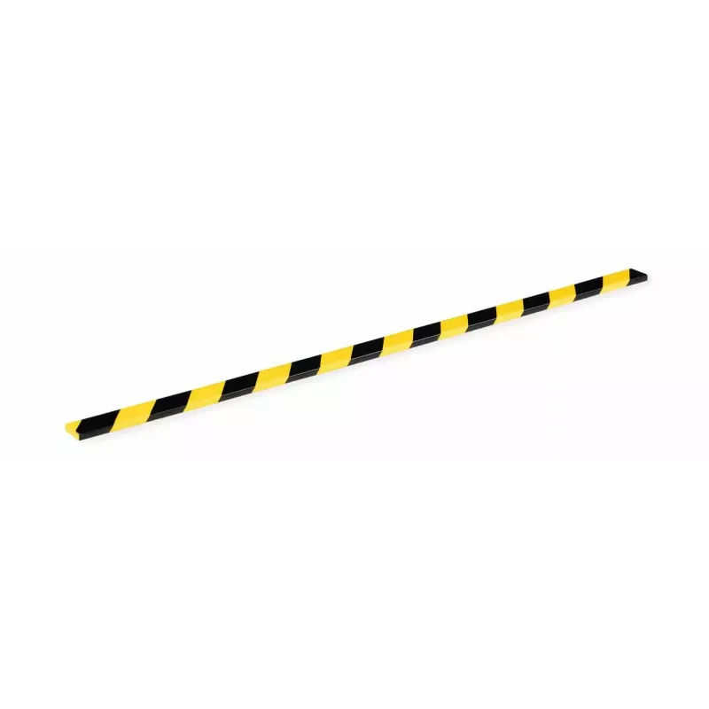 Durable S10 Plastic Flat Tape 1000mm Black Yellow 40mm