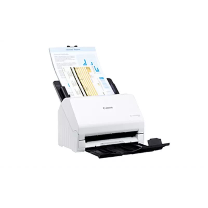 Canon imageFORMULA R30 Driverless Desktop Document Scanner, 216 x 356 mm, 600 x 600 DPI, ADF + Sheet-fed scanner, White, CIS, RGB LED