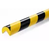 Durable C25R Polyurethane Product Black Yellow Rounded 1000 mm