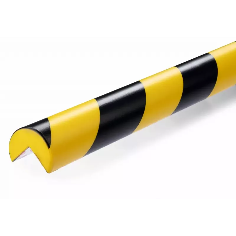 Durable C25R Polyurethane Product Black Yellow Rounded 1000 mm