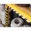 Durable C25R Polyurethane Product Black Yellow Rounded 1000 mm