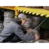 Durable C25R Polyurethane Product Black Yellow Rounded 1000 mm