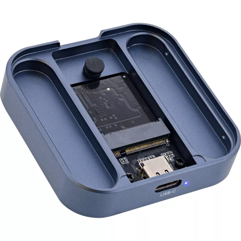 InLine Clip Case - Magnetic USB-C enclosure for SATA III & NVMe M.2 SSDs