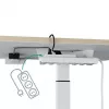 LEITZ Ergo Small Sit Stand Desk 65340001 White Height-Adjustable Table with Castors