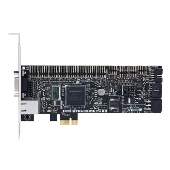Expansion Card ASUS IPMI EXPANSION CARD‑SI PCIe with RJ‑45 and VGA, Black/Silver