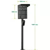 Stand InLine 59989C Electric Vehicle Charging Accessories Steel Black 400x200x1667mm