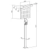 Stand InLine 59989C Electric Vehicle Charging Accessories Steel Black 400x200x1667mm