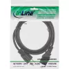 InLine 16658J power cable Black 1.8 m Power plug type B IEC C13