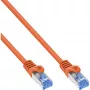 InLine 72655O networking cable Orange 0.5 m Cat6a S/FTP (S-STP)