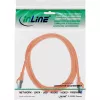 InLine 72655O networking cable Orange 0.5 m Cat6a S/FTP (S-STP)