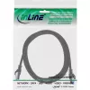 InLine 72601S networking cable Black 1 m Cat6a S/FTP (S-STP)