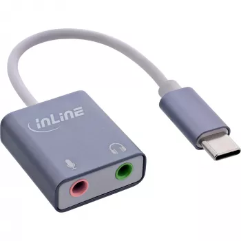 Audio Converter InLine 33051F USB Type-C Grey 42x30x12mm