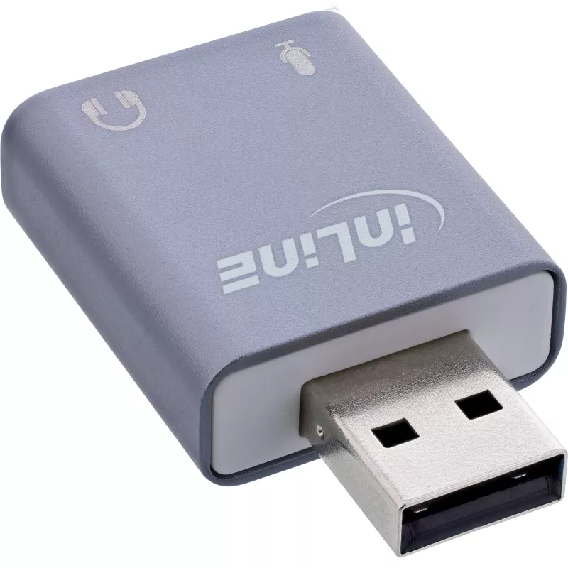 Audio Converter InLine 33051E USB Type-A Grey 42mm x 30mm x 12mm