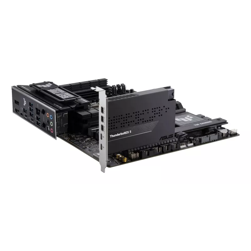 Interface card ASUS ThunderboltEX 5 — PCIe 4.0, Intel JHL9580, Mini DisplayPort, USB 2.0, 120 Gbit/s