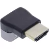 HDMI Gender Changer InLine 17991F HDMI A Black Grey Gold Plated