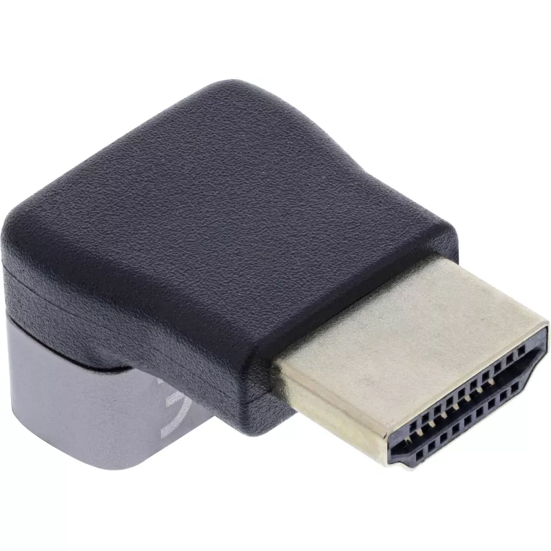 HDMI Gender Changer InLine 17991F HDMI A Black Grey Gold Plated