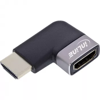 HDMI Gender Changer InLine 17991E Black Grey Gold Plated