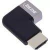 HDMI Gender Changer InLine 17991E Black Grey Gold Plated