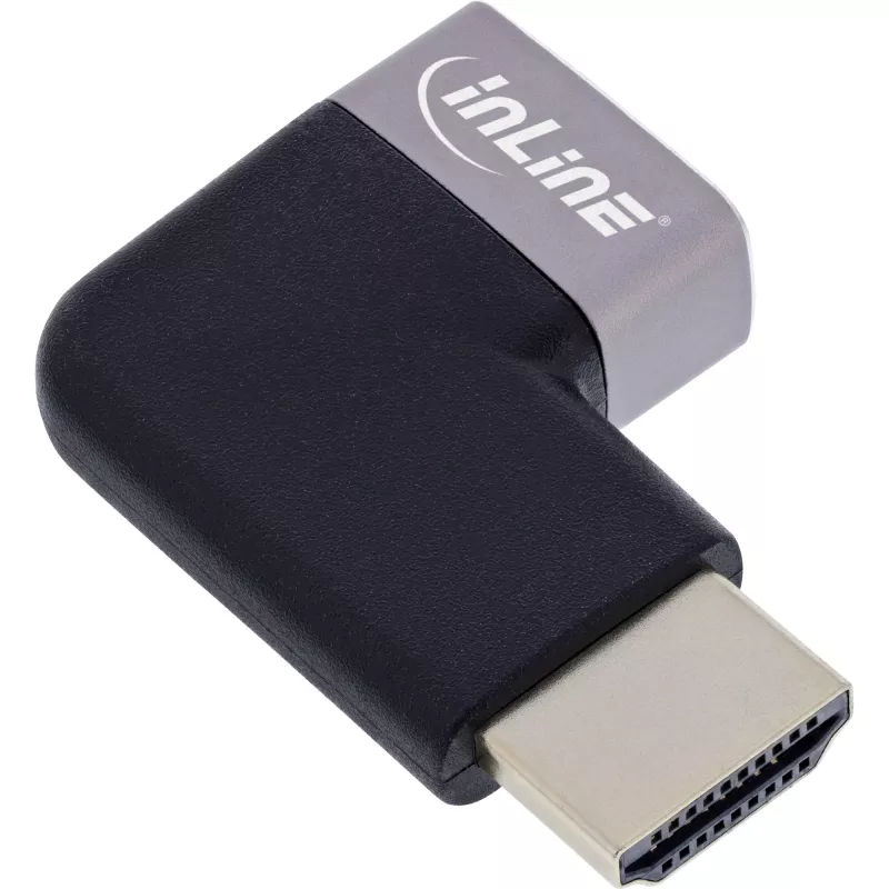HDMI Gender Changer InLine 17991E Black Grey Gold Plated