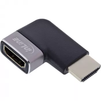 HDMI Gender Changer InLine 17991D Black Grey Gold Plated