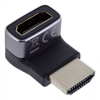 HDMI Gender Changer InLine 17991G Black Grey Gold Plated