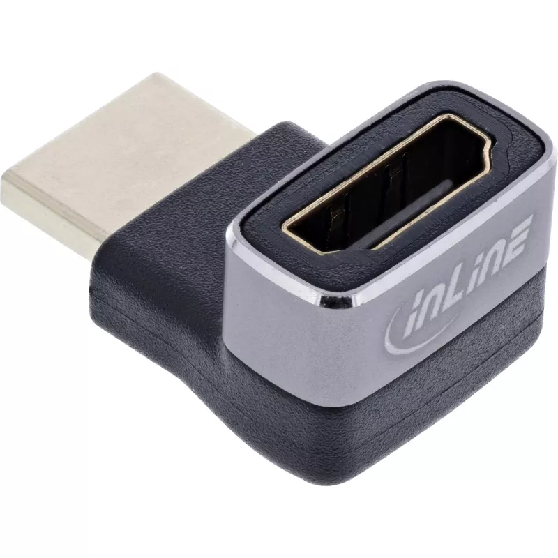 HDMI Gender Changer InLine 17991G Black Grey Gold Plated