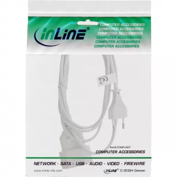 InLine 16684W power cable White 1.5 m CEE7/16