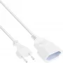 InLine 16686W power cable White 0.5 m CEE7/16