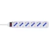 InLine 16461Z power extension 1.5 m 6 AC outlet(s) Indoor White