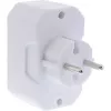 Power Plug Adapter Type F Type C InLine 16471E White