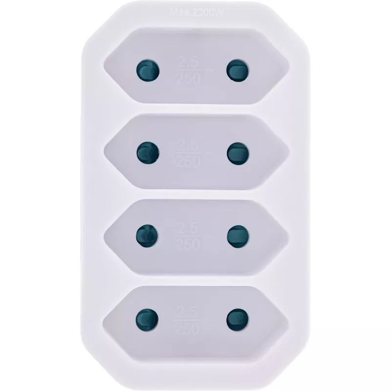 Power Plug Adapter Type F Type C InLine 16471E White