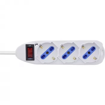 InLine 16431Z power extension 1.5 m 3 AC outlet(s) Indoor White