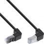 InLine Patch cable top/bottom angled, S/FTP (PiMf), Cat.6, 250MHz, PVC copper