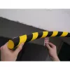 Durable S32R Plastic Rounded Black Yellow 1000 mm