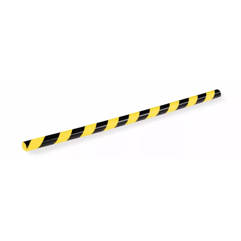 Durable S32R Plastic Rounded Black Yellow 1000 mm