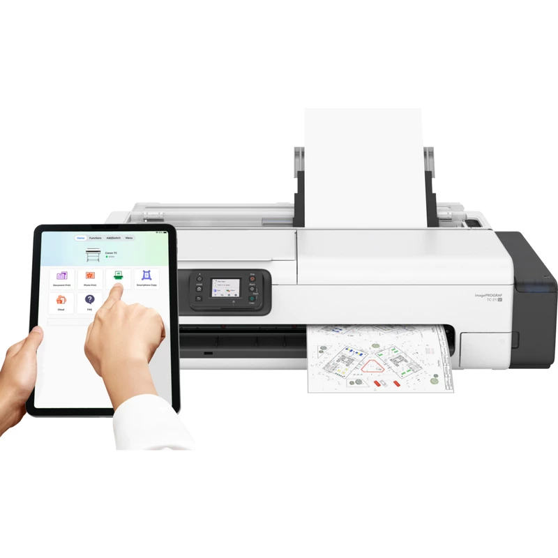 Large format inkjet printer Canon imagePROGRAF TC-21M — colour, 2400 x 1200 DPI, A1, Wi‑Fi, Ethernet, 1 GB storage