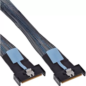 InLine 27661A Serial Attached SCSI (SAS) cable 0.5 m 24 Gbit/s Black, Blue, Grey