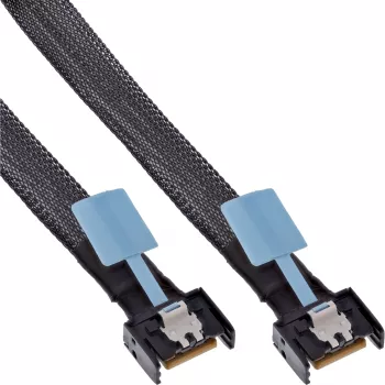 InLine 27662B Serial Attached SCSI (SAS) cable 0.75 m 24 Gbit/s Black, Blue, Grey