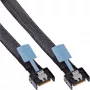 InLine 27662B Serial Attached SCSI (SAS) cable 0.75 m 24 Gbit/s Black, Blue, Grey