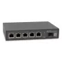 LevelOne GEP-0625 network switch Unmanaged 2.5G Ethernet (100/1000/2500) Power over Ethernet (PoE) Black