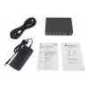 LevelOne GEP-0625 network switch Unmanaged 2.5G Ethernet (100/1000/2500) Power over Ethernet (PoE) Black