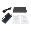 LevelOne GEP-0925 network switch Unmanaged 2.5G Ethernet (100/1000/2500) Power over Ethernet (PoE) Black