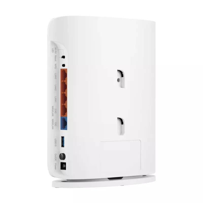 Wireless router TP‑Link Archer BE450 — Dual‑band (2.4/5 GHz), Wi‑Fi 7, Multi‑Gigabit Ethernet, 5x LAN, USB, white