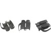 InLine Crimp connector Cat.6A RJ45 shielded, 3-piece black 100-pack