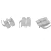 InLine Crimp connector Cat.6A RJ45 shielded, 3-piece grey 10-pack