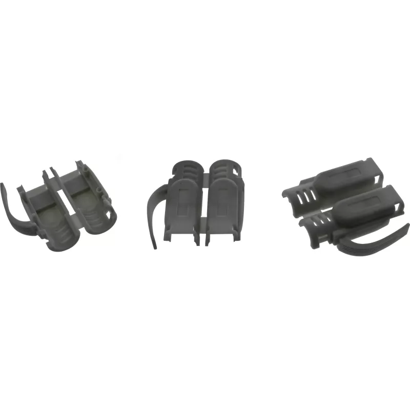 InLine Crimp connector Cat.6A RJ45 shielded, 3-piece black 10-pack